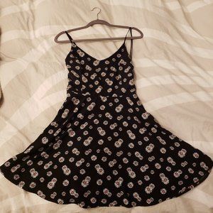 Daisys print strappy back dress